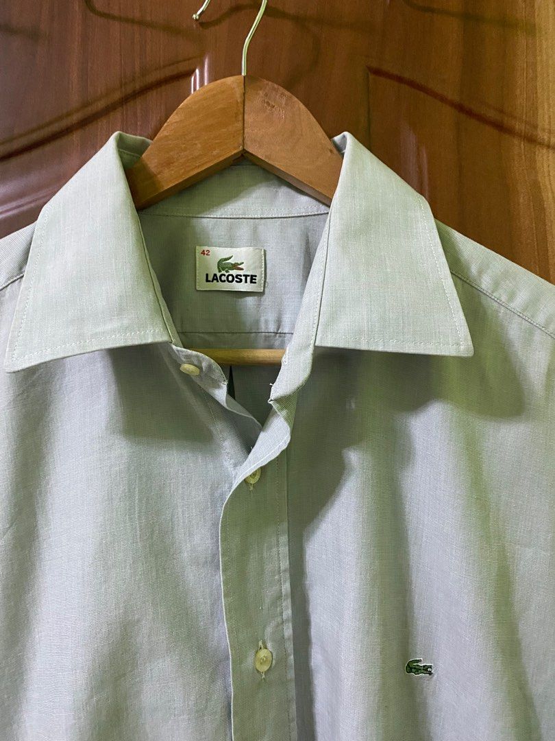 Lacoste long sleeve button down cheap