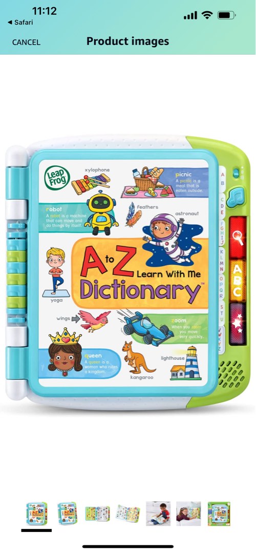 LeapFrog A to Z Learn with Me Dictionary, Babies & Kids, Infant