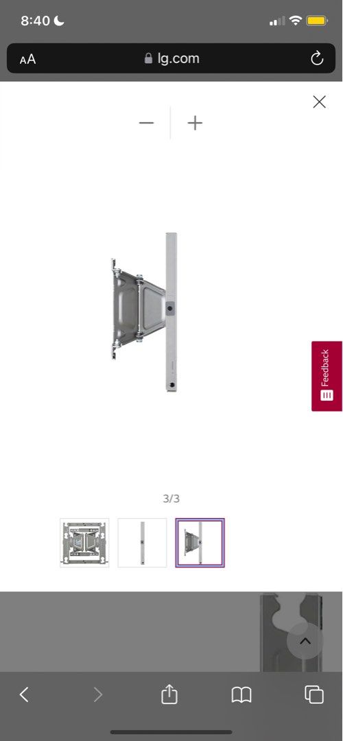LG TV Wall Mount, TV & Home Appliances, TV & Entertainment, TV Parts & Accessories on Carousell