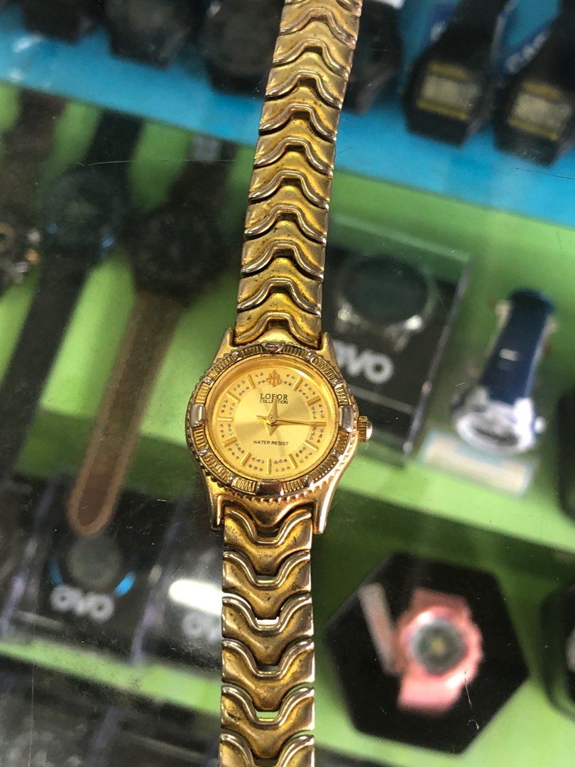 23k gold plated watch shop