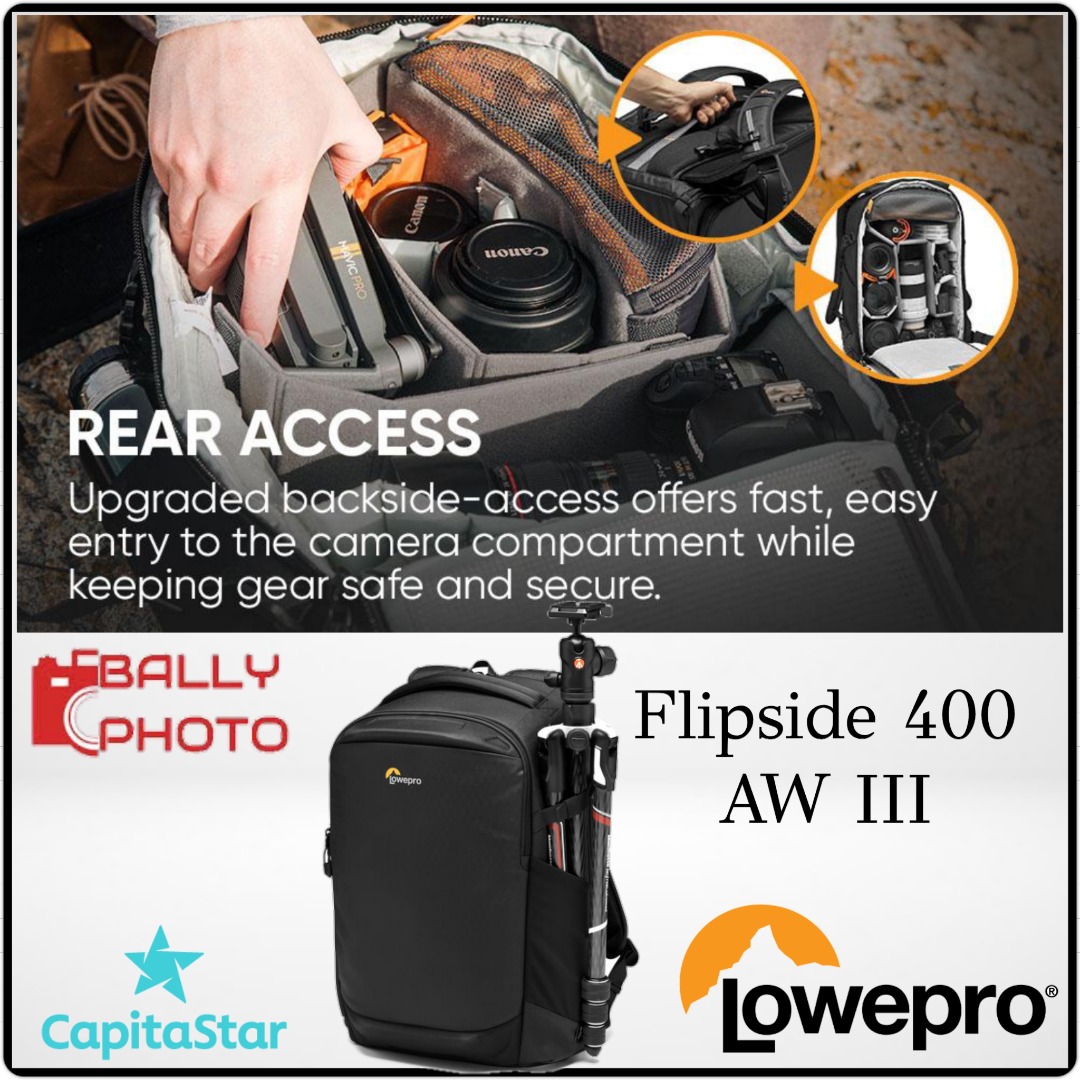 Lowepro camera bag flipside 400 aw on sale