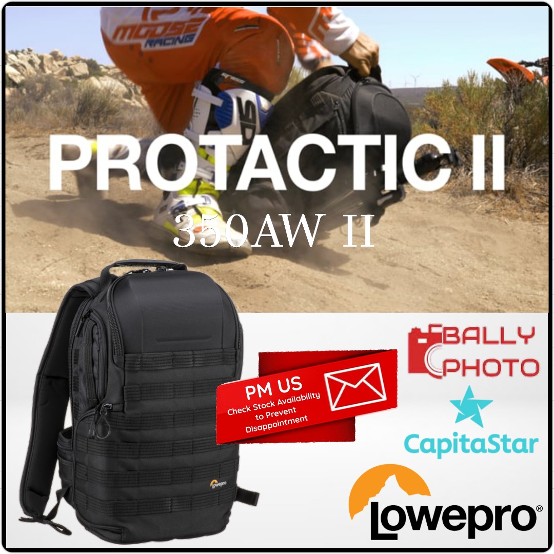 Lowepro protactic bp 350 aw ii camera and laptop backpack sales