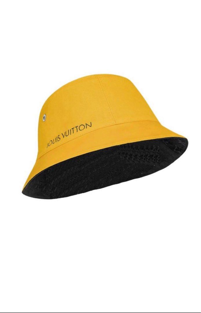 LOUIS VUITTON Monogram Denim Reversible Bucket Hat M Blue 1280355