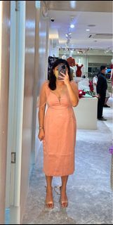 Mags Pink Dress Occassion - Puff Sleeves Transparent