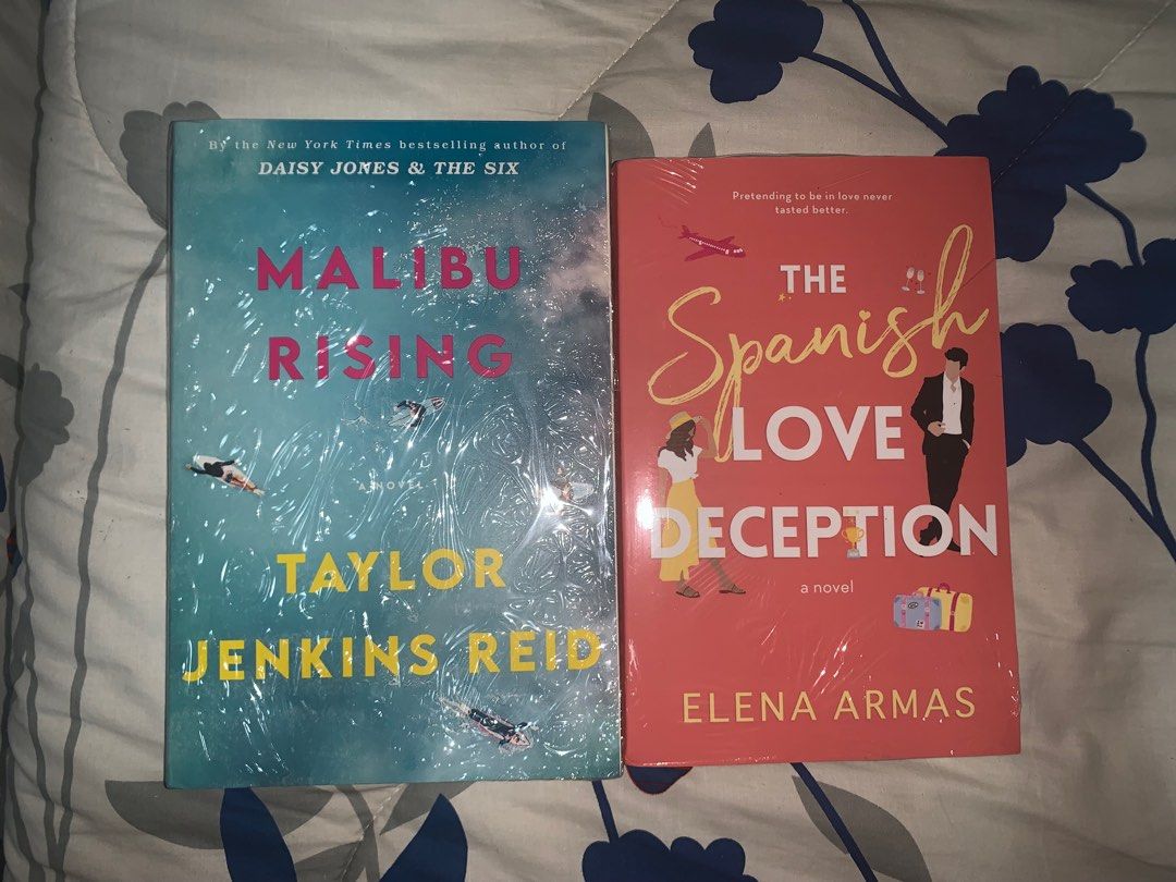 Malibu Rising, The Spanish Love Deception (Category: Storybooks) located in Tarlac. Submitted by hobisells (Listing ID 1204327002, Image 1). Description: Both are brand new/never read. 500 each! RFS: need funds.