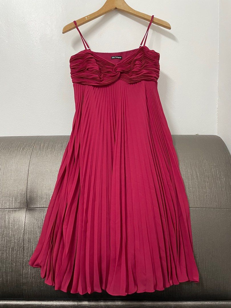Marks and spencer sale red dress autograph