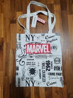 Marvel Spider-man Light Pink Faux Leather Tote Bag Purse disney miniso  spiderman