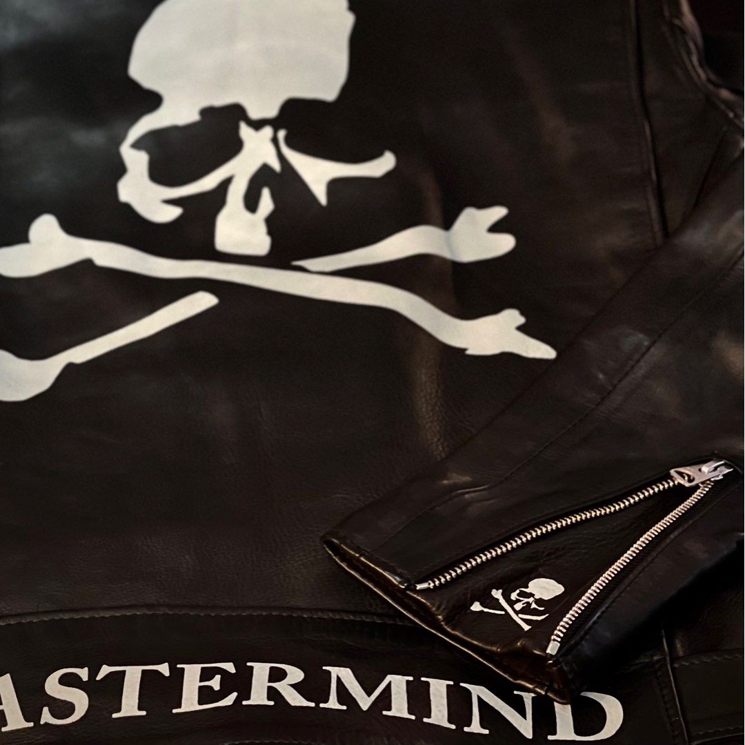 Mastermind x Schott Leather Jacket, 男裝, 外套及戶外衣服- Carousell
