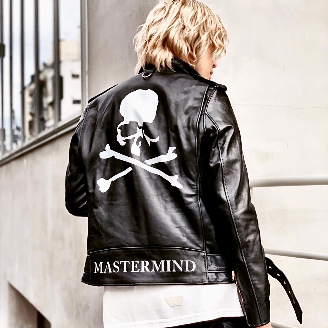 Mastermind x Schott Leather Jacket, 男裝, 外套及戶外衣服- Carousell