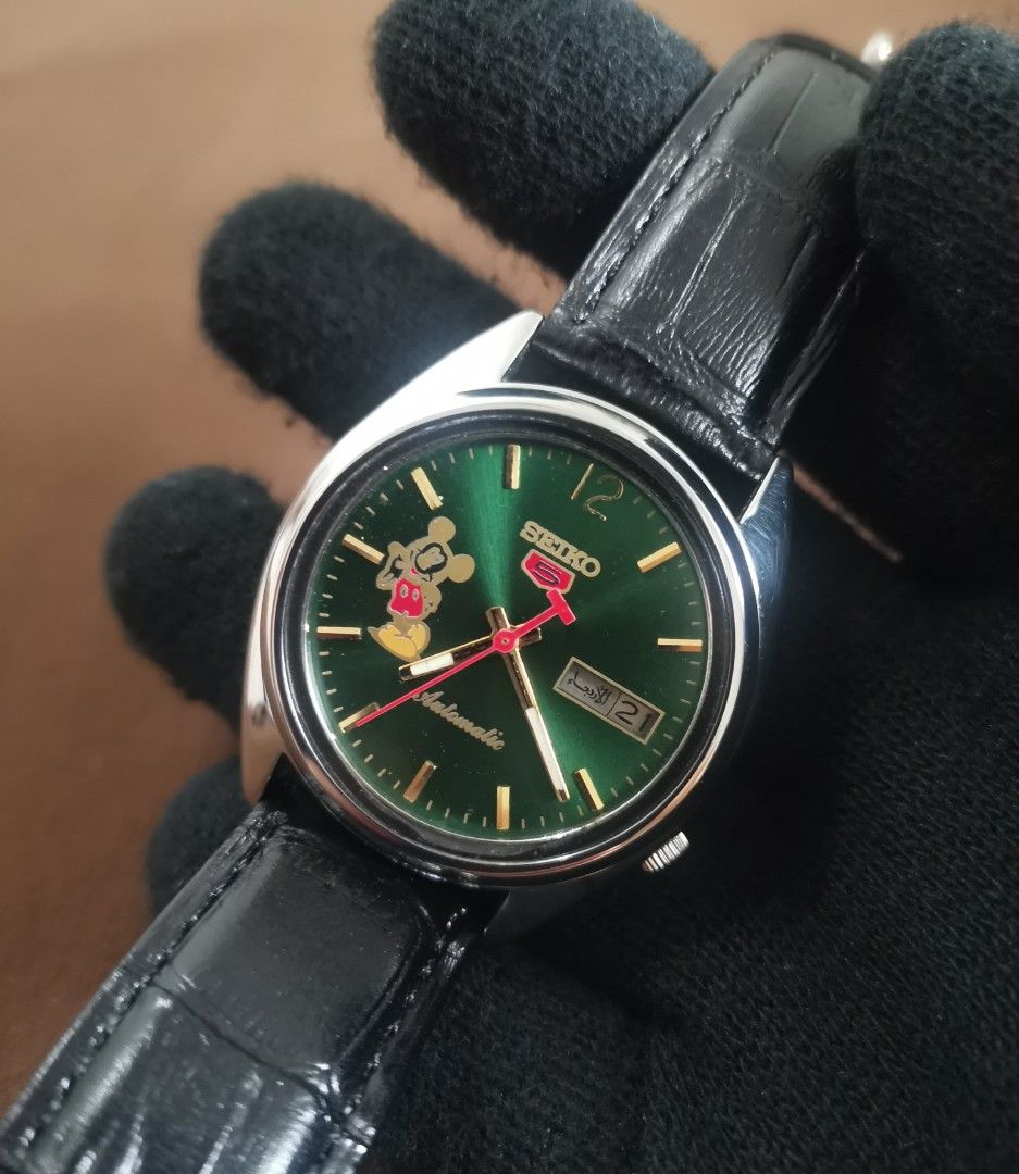 MICKEY MOUSE SEIKO 7009 JAPAN MOVEMENT AUTOMATIC WATCH Men s