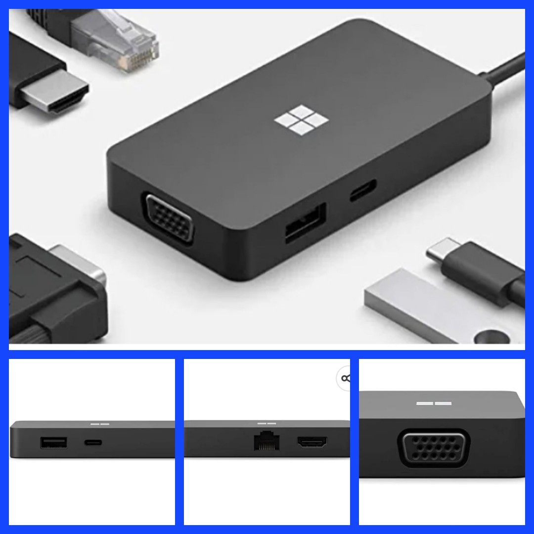 Microsoft SWV00006 USBC Travel Hub Docking Station Lightweight