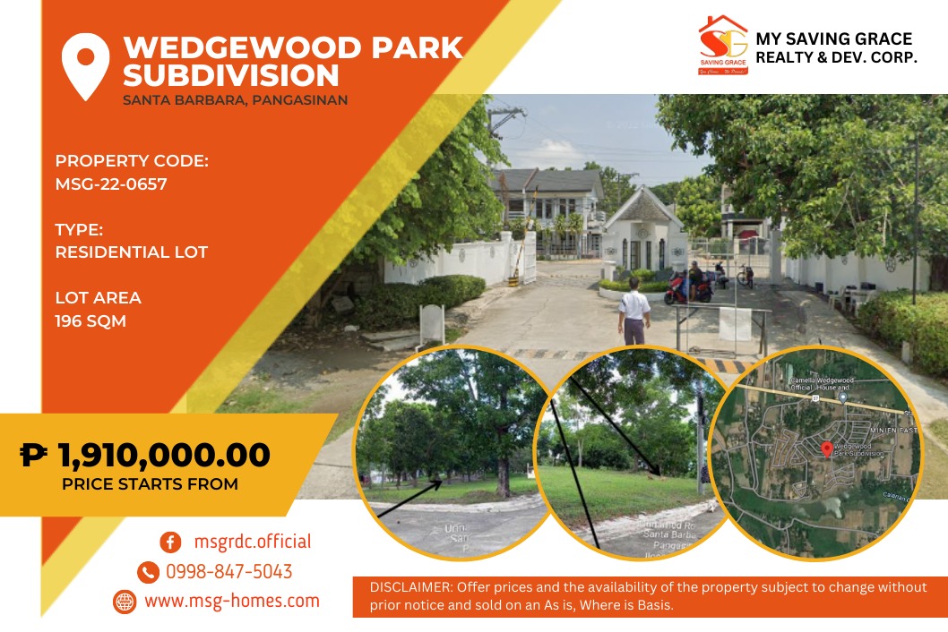 MSG 22 0657: Wedgewood Park Subd in Brgy Minien East Santa Barbara