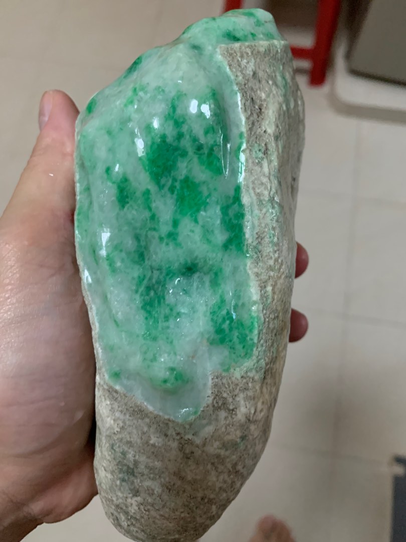 Jadeite shop raw stone