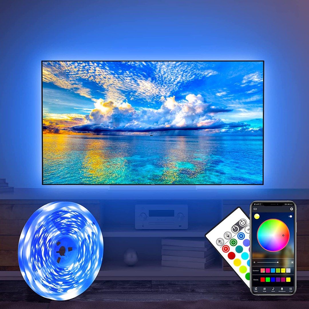 Usb led tv lights cheap