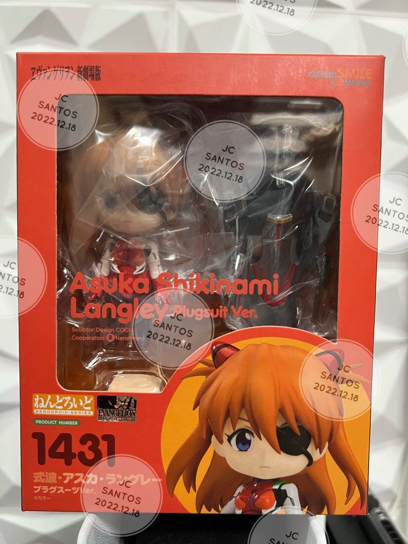Nendoroid 1431 Asuka Shikinami Langley Plugsuit Version, Hobbies & Toys