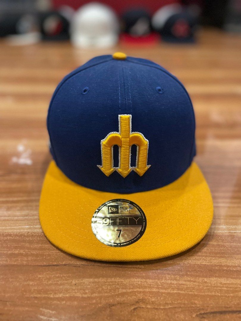 Mariners Cooperstown Trident Trucker Adjustable Hat