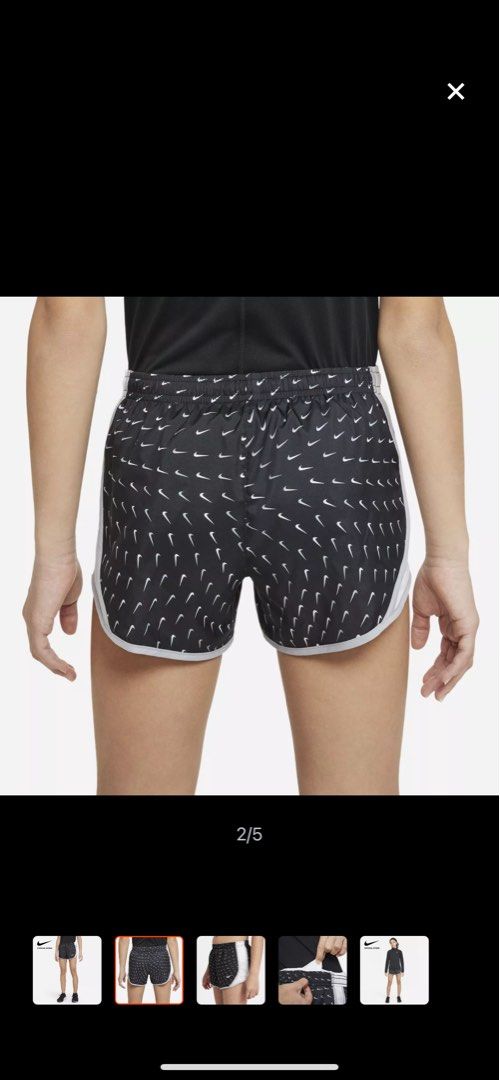 Nike Dri-FIT Tempo Big Kids' (Girls') Printed Running Shorts