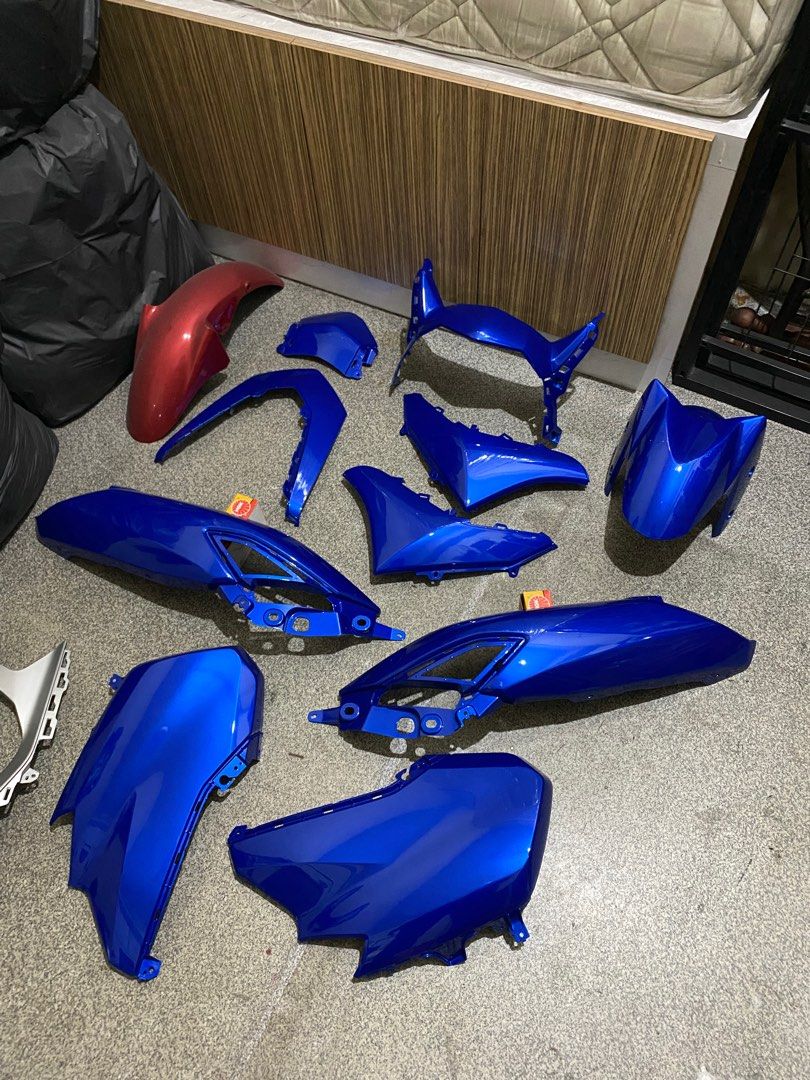 NMAXV2 COVERSET REPAINT WITH CANDY BLUE, Motorcycles, Motorcycle