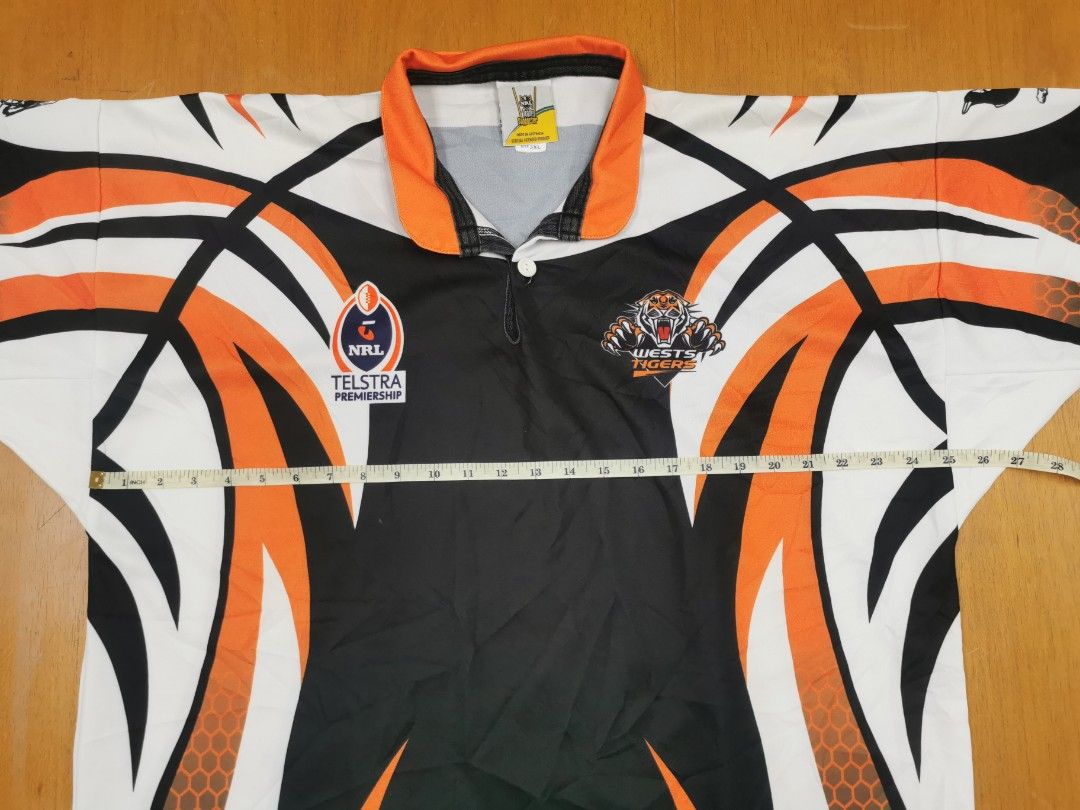 NRL West Tigers Western Suburbs Magpies Balmain Tigers Rugby Jersey 2005/06,  Men's Fashion, Activewear on Carousell