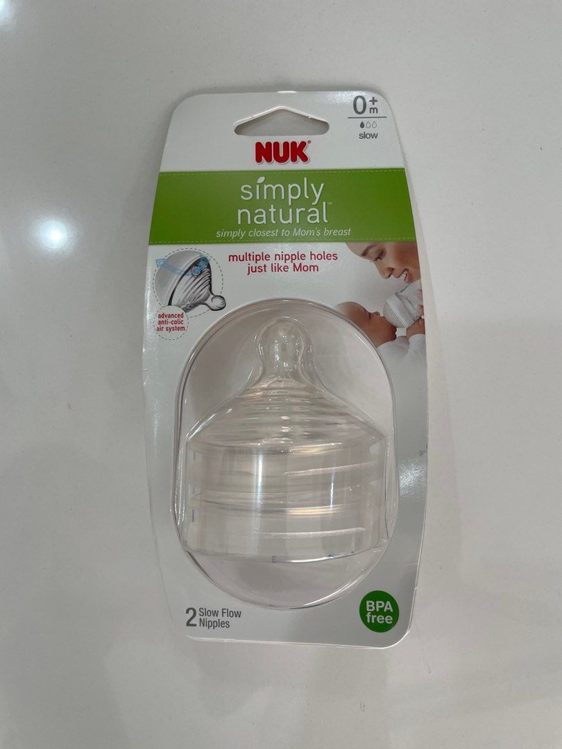Nuk slow clearance flow nipples