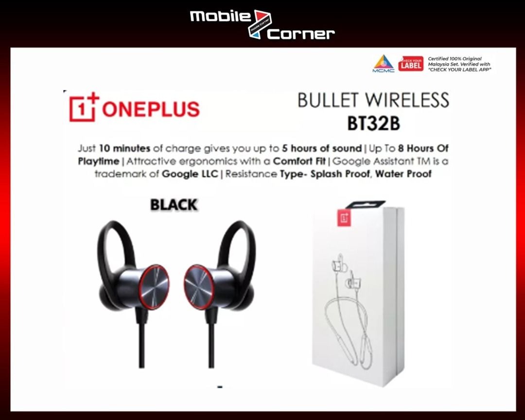 Oneplus bullets bt32b wireless earphones shop