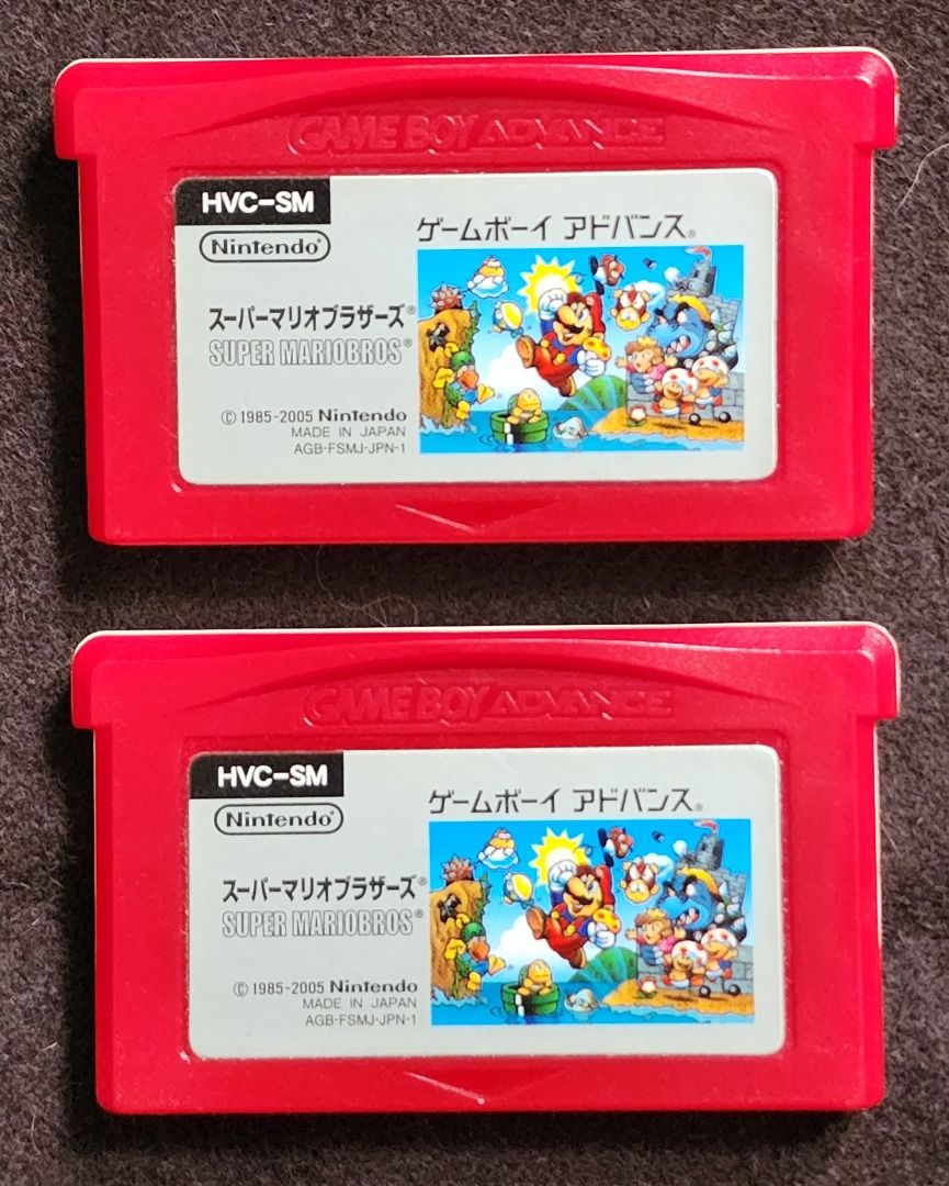 Original JP GBA games - Super Mario Bros 🎊 SUPER PROMO until July 8th 🎊  (50$ > 39$), Video Gaming, Video Games, Nintendo on Carousell