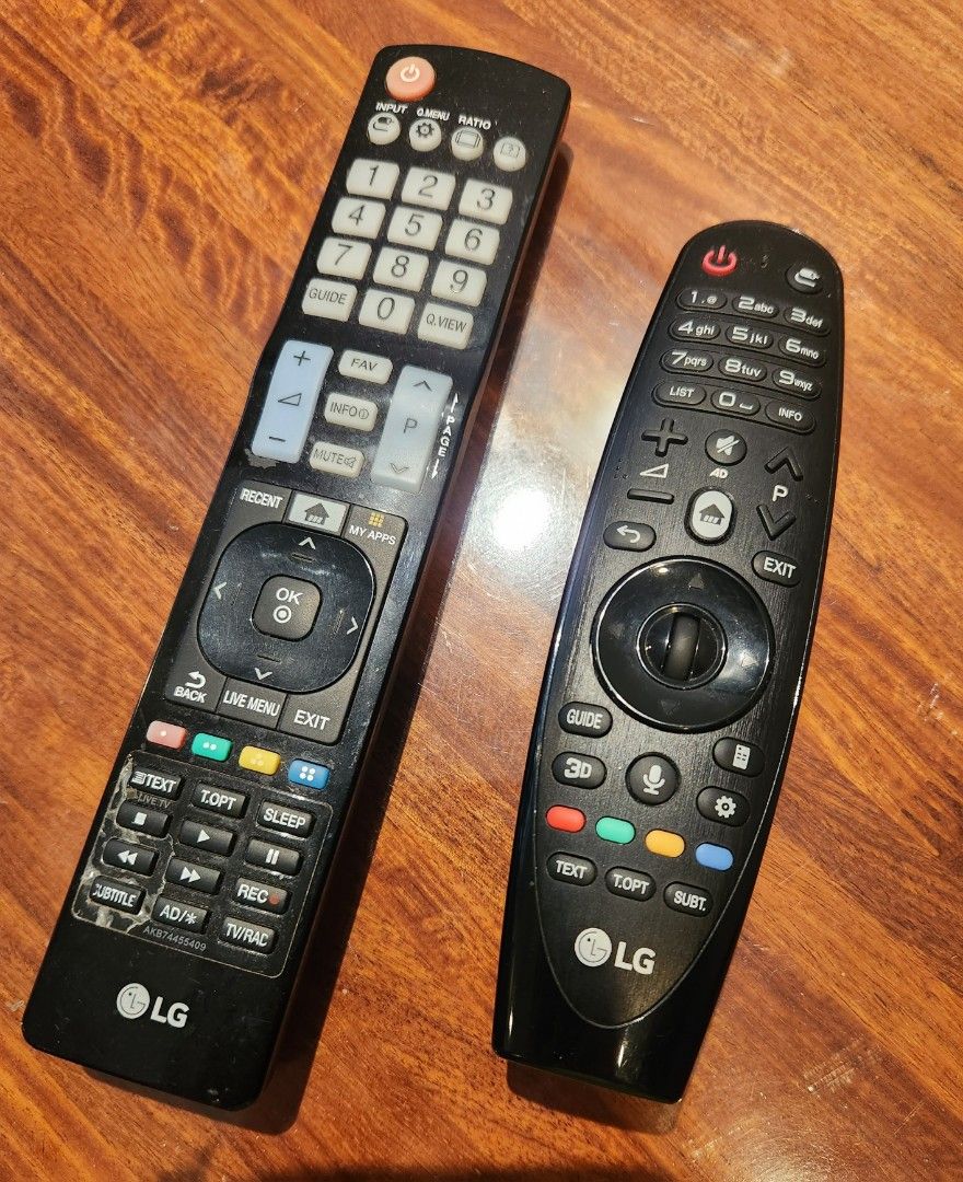 Original LG TV Remote Control bundle of 2, TV & Home Appliances, TV