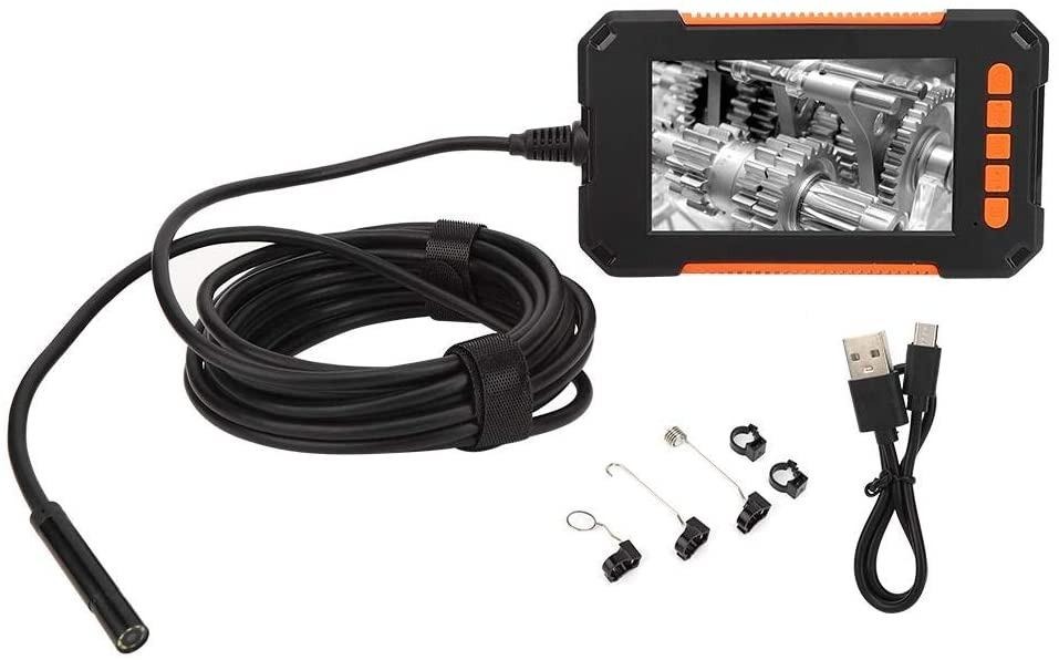 P40 1080P Waterproof Inspection Camera, 8 LED Industrial Endoscope