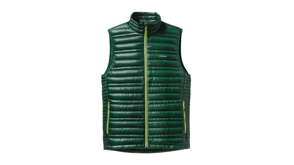 絕版Patagonia Men's Ultralight Down Vest男士羽絨背心- 綠色Hunter