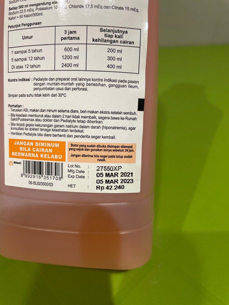 Pedialyte Electrolytes Dextrose