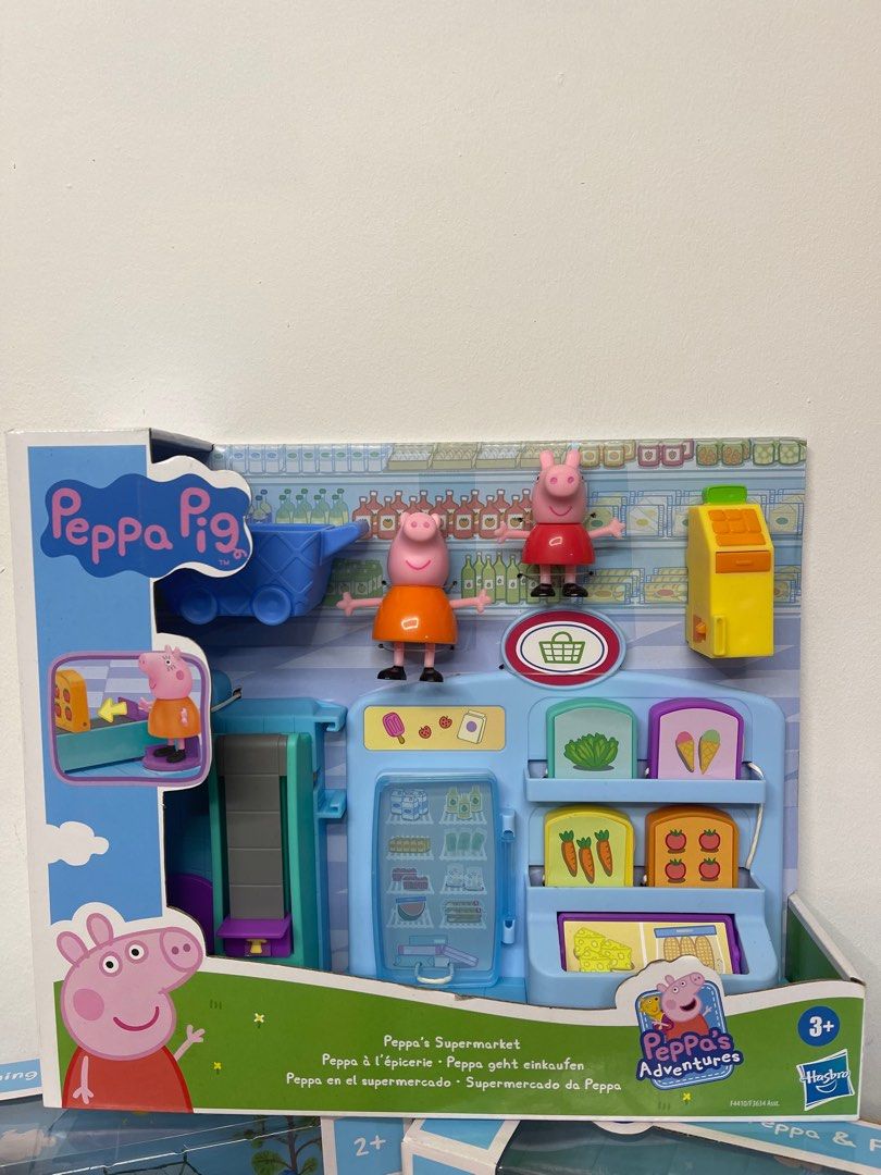 Peppa Pig Gardening Deluxe Playtime Set, Featuring Peppa Pig Characters,  Adventures Supermarket Playset Toy for Kids