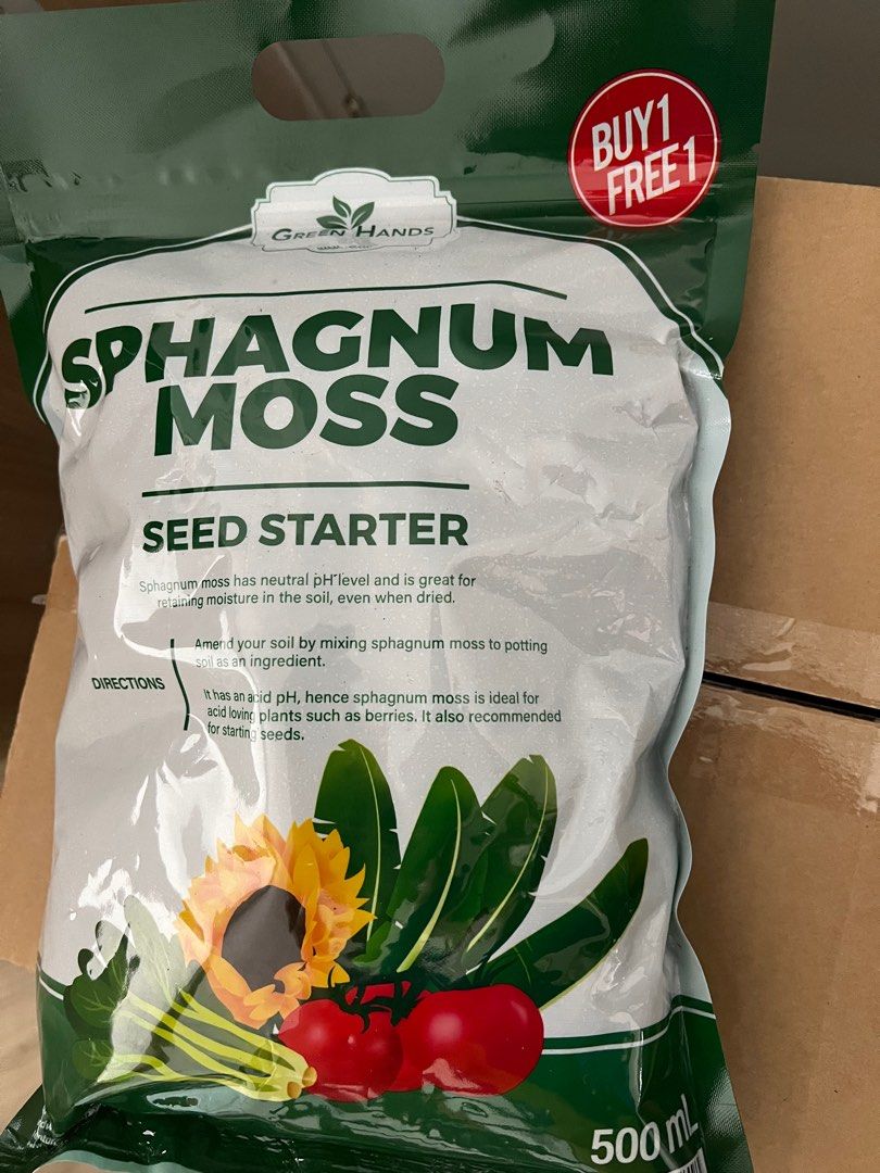 Perlite/ Peat Moss/Sphagnum moss, Furniture & Home Living, Gardening, Plants & Seeds on Carousell