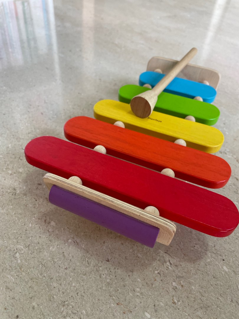 Plan Toys oval xylophone, Babies & Kids, Infant Playtime on Carousell