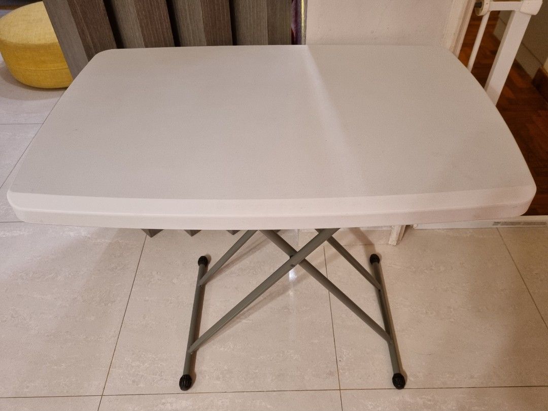 Plastic folding table, Furniture & Home Living, Furniture, Tables