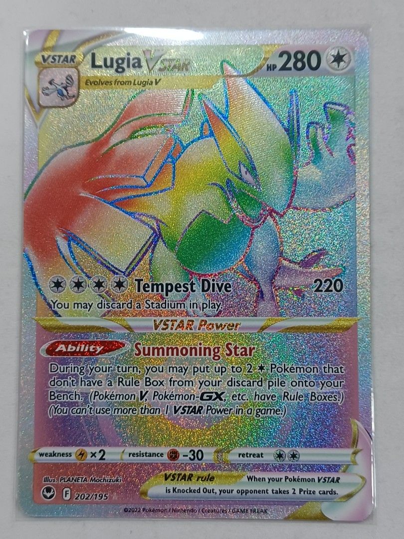 lugia rare card Lugia V Silver Tempest Ultra Rare : r/PokemonTCG