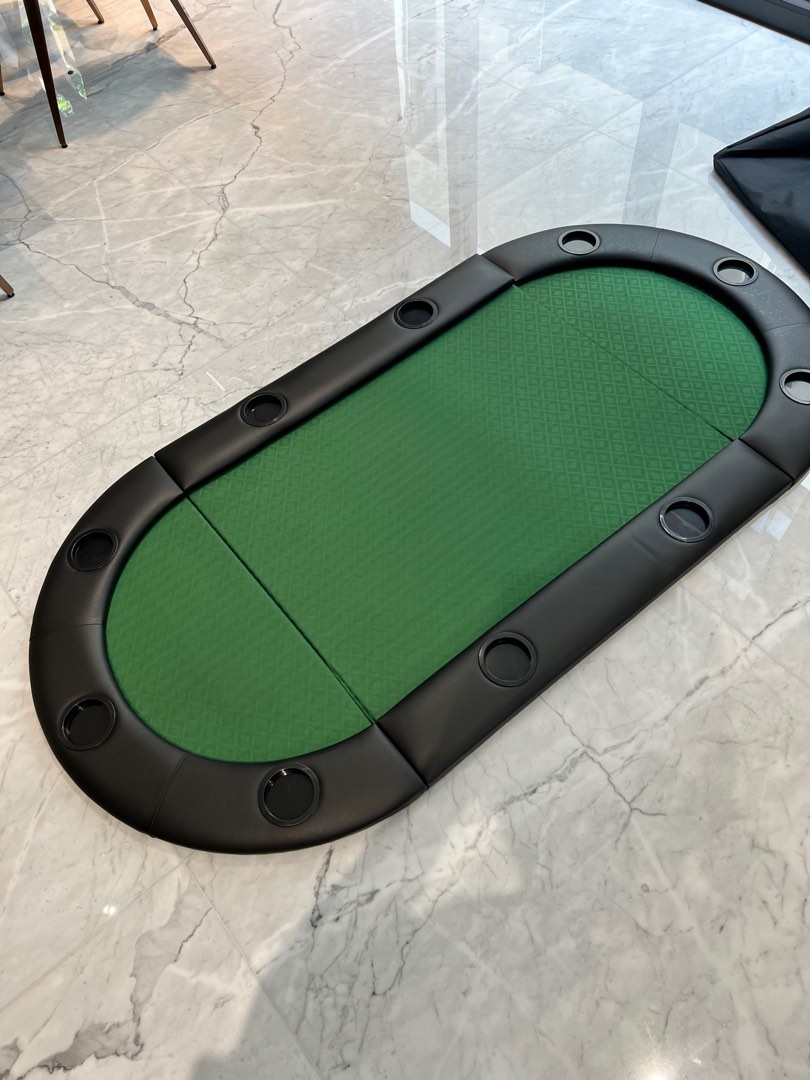 Poker table top foldable, Furniture & Home Living, Kitchenware