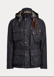 Polo Ralph lauren wax coated hooded jacket