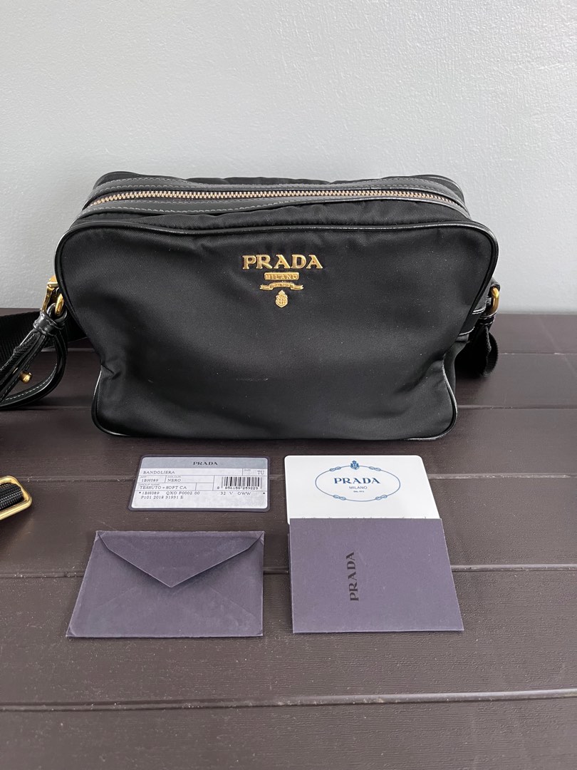 Prada Nylon Camera Bag, Luxury, Bags & Wallets on Carousell