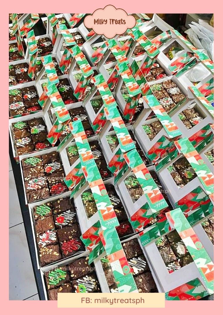 Premium Cheesecake Brownies Caramel Bars Smores for giveaways party wedding birthdays etc. (Category: Homemade Bakes) located in Paranaque City. Submitted by theartistshop (Listing ID 1204217825, Image 2). Description: CHRISTMAS EVE IS COMING!! 🎅 🎄🎄🎄 We are now accepting pre-orders for our Christmas treats bundle. Discounted price, same quality experience! Book your bundle now! Pre-order period: Nov. 10 to Dec 22. Delivery period: Dec. 24 to 
