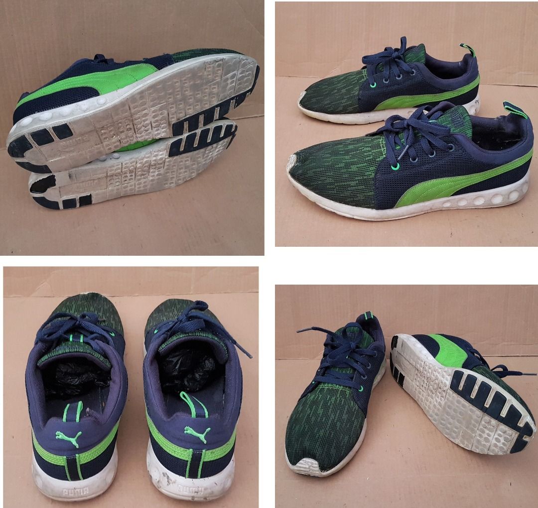 Premium Puma Designer Sneakers Germany Carson Runner Glitch Mesh Running Shoes US 11 UK 10 Euro 44.5 Original High Performance Active