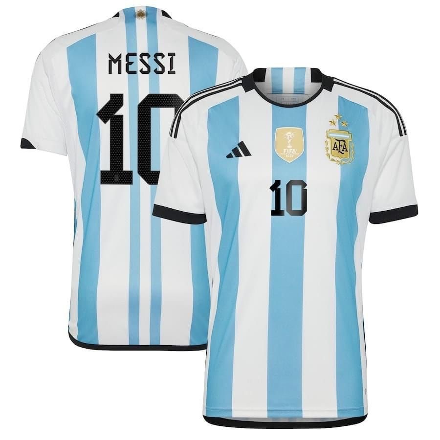 : adidas Men's AFA Argentina Away Jersey (Small) Black/Clear  Blue/White : Clothing, Shoes & Jewelry