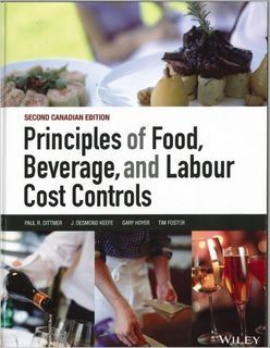Principles Of Food Beverage and Labour Cost Control