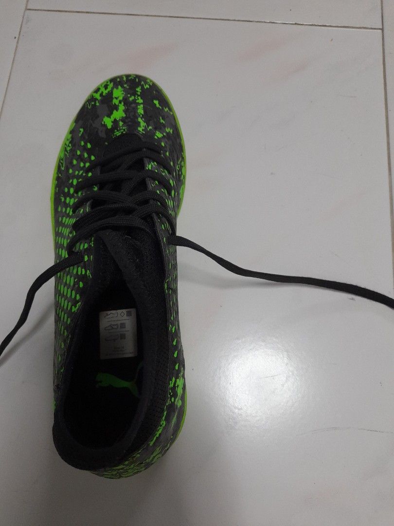 Puma shoes on sale black and green
