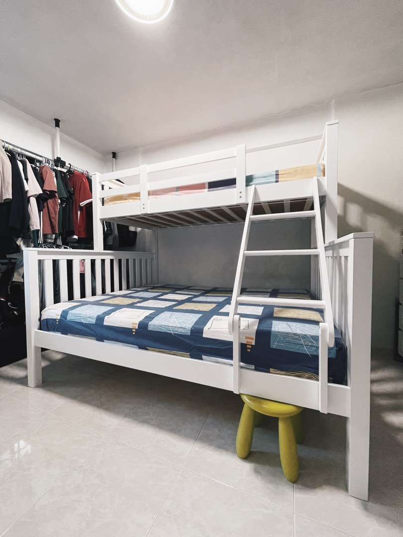 Queen Single Bunk Bed