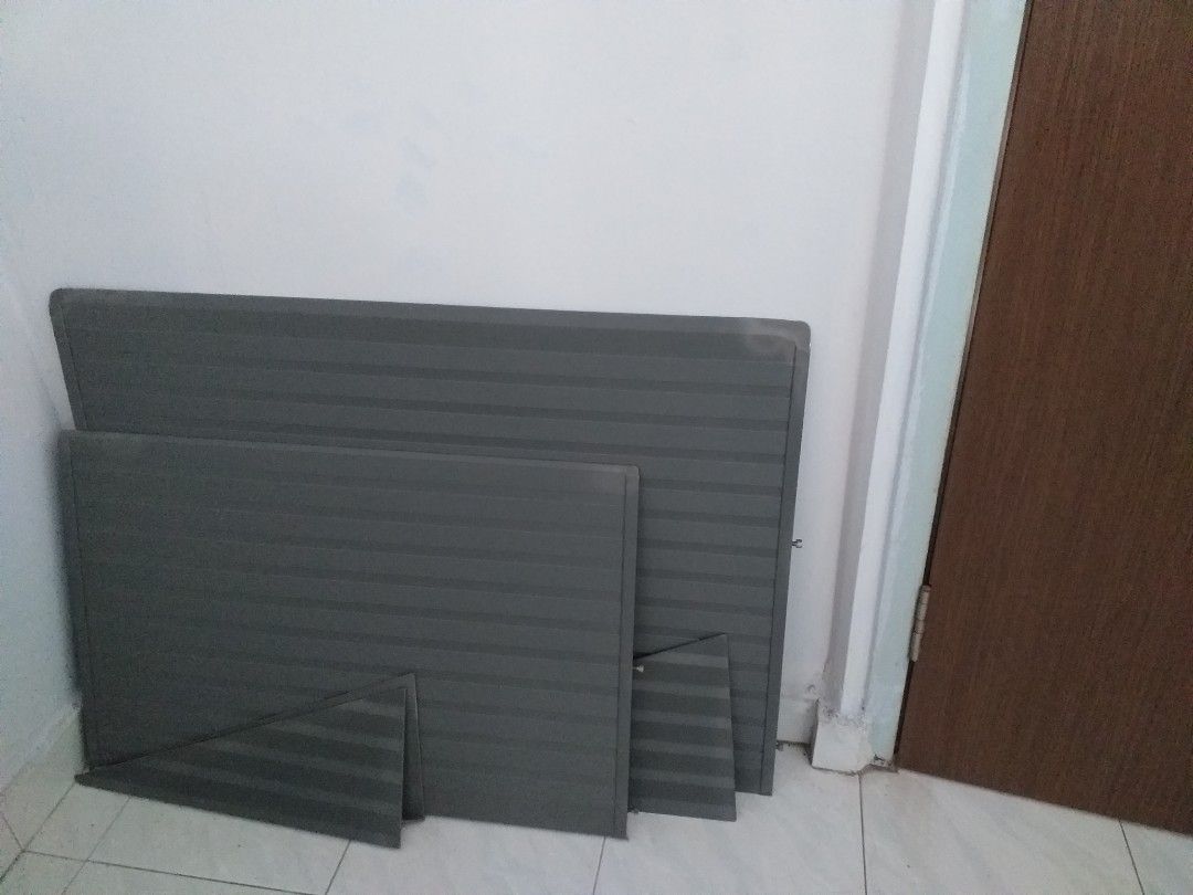 Ramp for wheelchair and commode, Health & Nutrition, Assistive ...