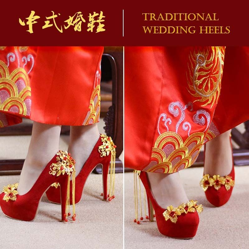 Asian wedding heels sales