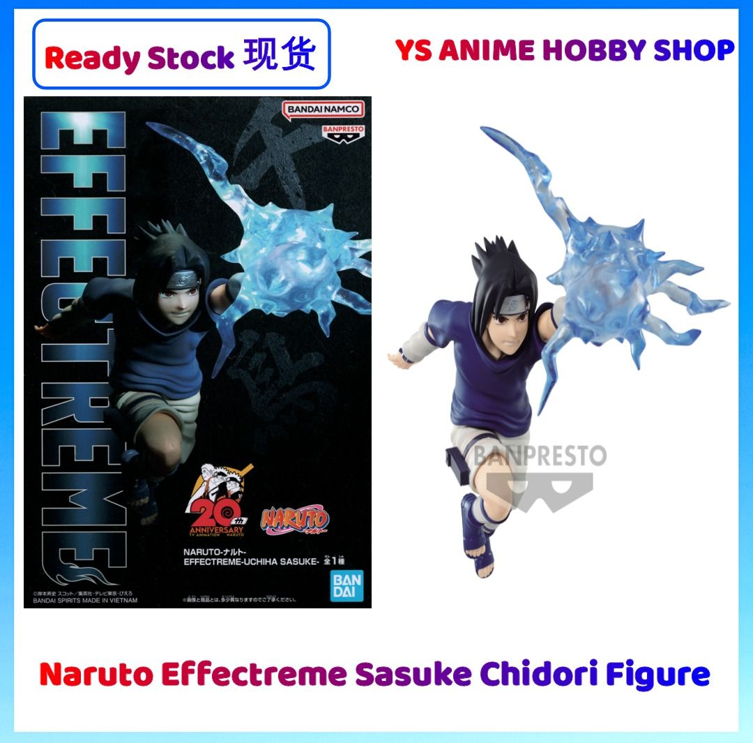 Naruto Sasuke Uchiha Figure Chidori Effectreme Banpresto New Authentic