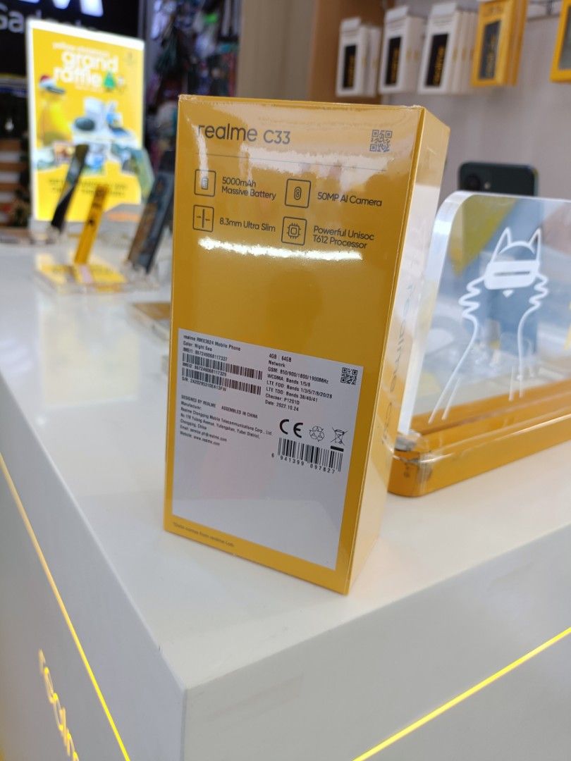 Realme c33 (Category: Realme) located in Marikina City. Submitted by sheila_12345 (Listing ID 1204214438, Image 2). Description: .