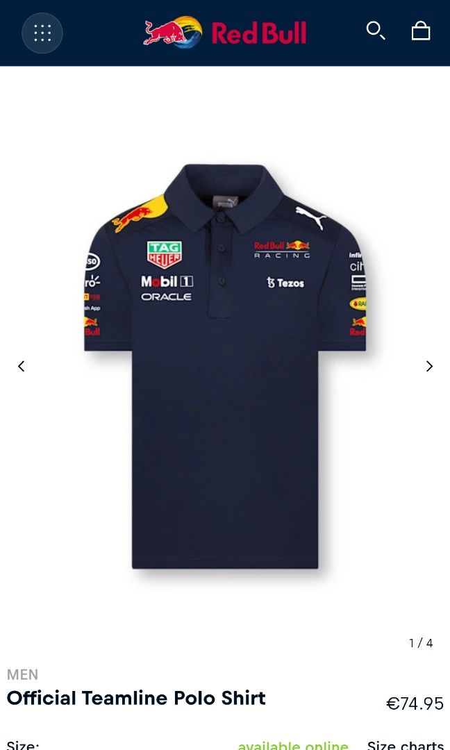 red bull racing polo