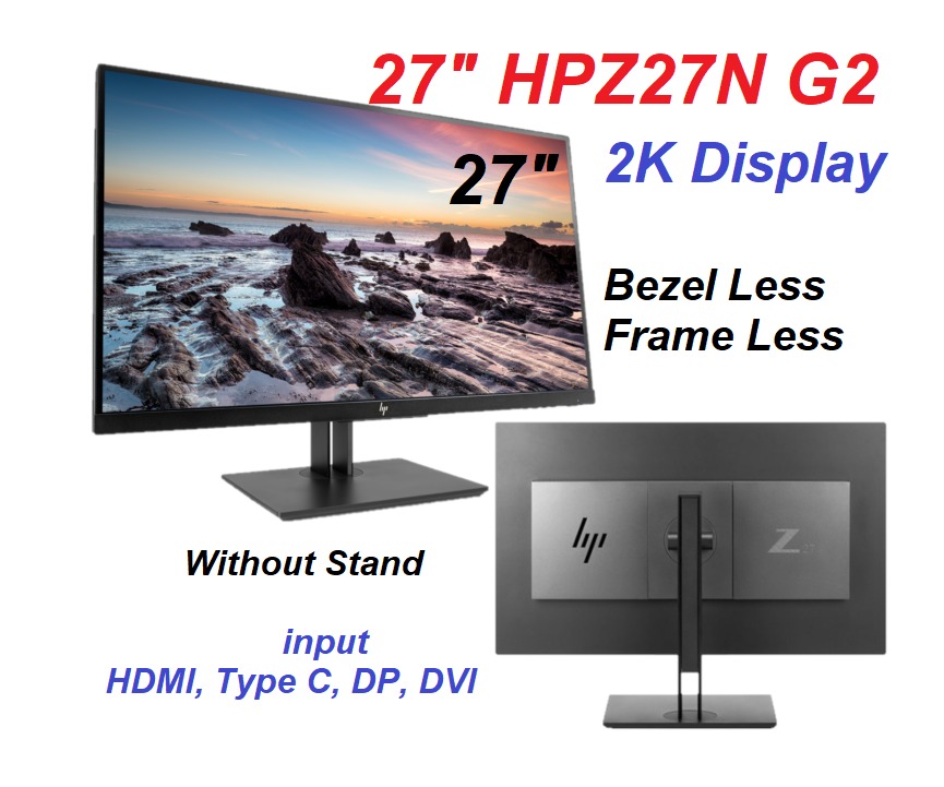 Refurbish 27" Gaming Monitor HP Z27N G2 2K Display only in Aries